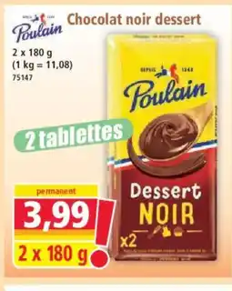 Norma POULAIN Chocolat noir dessert offre