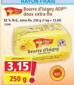 Norma Beurre d'Isigny AOP doux extra-fin offre