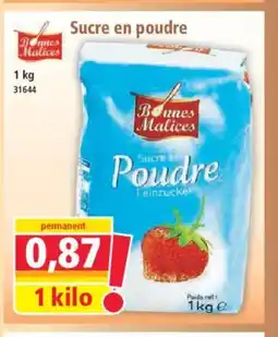 Norma BONNE MALICES Sucre en poudre offre