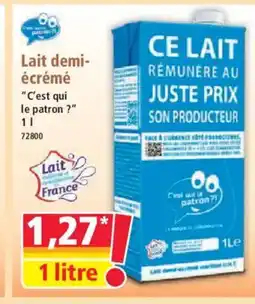 Norma Lait demi- écrémé offre