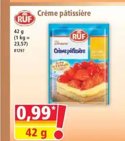 Norma RUF Crème pâtissière offre