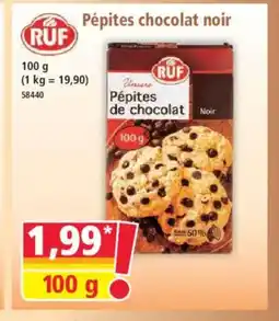 Norma RUF Pépites chocolat noir offre