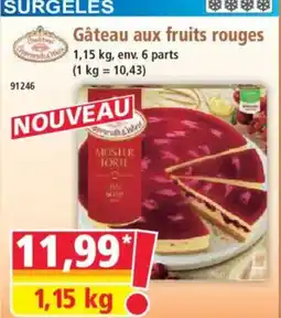 Norma Gâteau aux fruits rouges offre