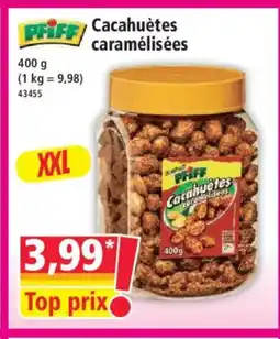 Norma PFIFF Cacahuètes caramélisées offre