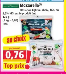 Norma VILLA GESTO Mozzarella offre