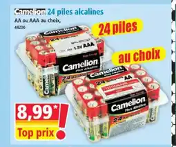 Norma CAMELION 24 piles alcalines offre