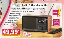 Norma TECHNAXX Radio DAB+ bluetooth offre