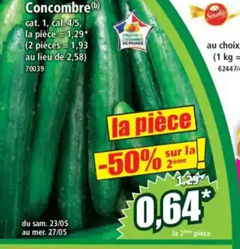 Norma Concombre offre