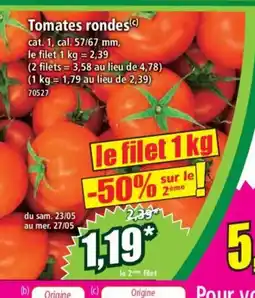 Norma Tomates rondes offre