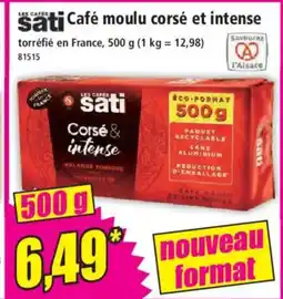 Norma LES CAFES SATI Café moulu corsé et intense offre