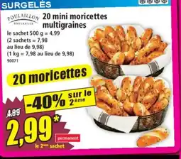 Norma POULAILLON 20 mini moricettes multigraines offre