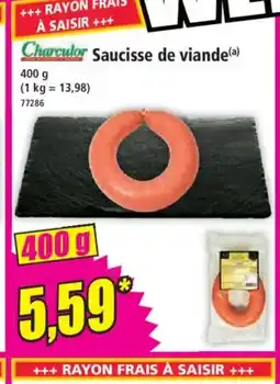 Norma CHARCULOR Saucisse de viande offre