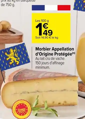 Morbier Appellation d'Origine Protégée