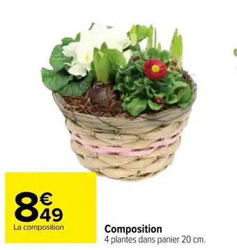 Carrefour Composition offre