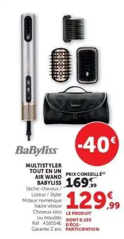 Hyper U MULTISTYLER TOUT EN UN AIR WAND BABYLISS offre