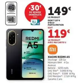 Hyper U XIAOMI REDMI A5 offre