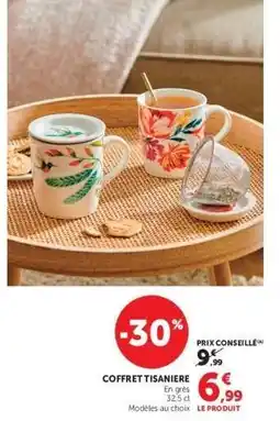 Hyper U COFFRET TISANIERE offre