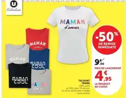 Hyper U Tee-Shirt Femme offre