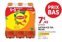 Hyper U Lipton Ice Tea Pêche offre