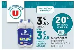 Hyper U LIMONADE U offre