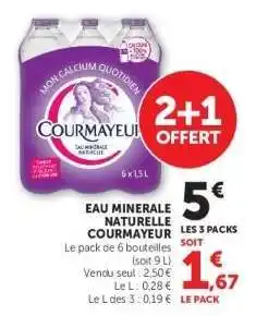 Hyper U Eau Minérale Naturelle Courmayeur offre
