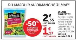 Hyper U Salade Florette offre