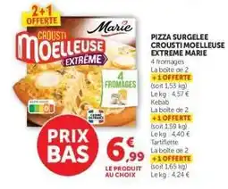 Hyper U PIZZA SURGELEE CROUSTI MOELLEUSE EXTREME MARIE offre