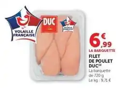 Hyper U Filet de Poulet DUC offre