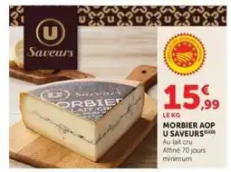 Hyper U Morbier AOP U Saveurs offre