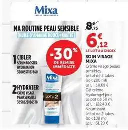 Hyper U Soin Visage Mixa offre