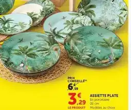 Super U Assiette plate offre