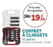 Super U Coffret à Cliquets offre
