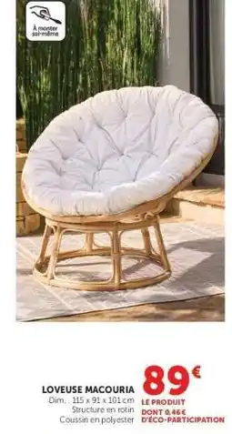 Super U LOVEUSE MACOURIA offre