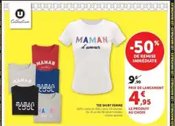 Super U Tee-Shirt Femme offre