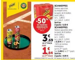Super U Schweppes offre