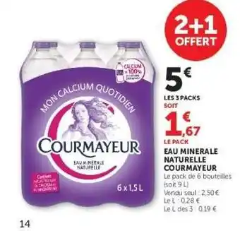 Eau Minérale Naturelle Courmayeur