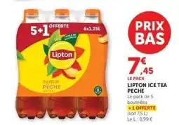 Super U Lipton Ice Tea Pêche offre