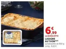Super U Lasagne au Thon offre
