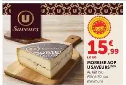 Super U Morbier AOP U Saveurs offre