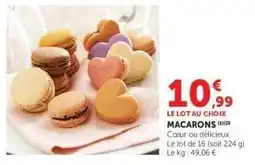 Super U Macarons offre