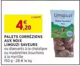 Intermarché PALETS CORRÉZIENS AUX NOIX offre