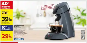 Carrefour Cafetière à dosette Senseo offre