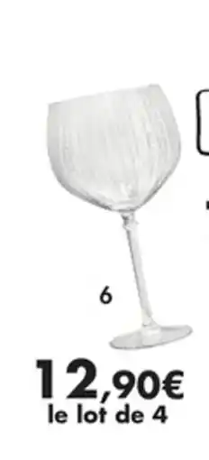 E.Leclerc Verre à pied royal gin & tonic en verre offre