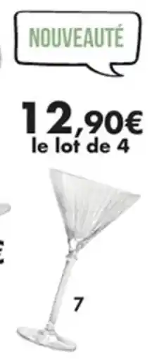 E.Leclerc Verre à pied royal margarita en verre offre