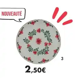 E.Leclerc Assiette à dessert fiorell en porcelaine offre