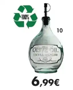 E.Leclerc Huilier en verre 100% recyclé avec bec verseur offre