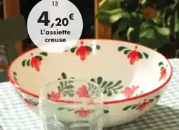 E.Leclerc Assiette creuse poke bowl fiorella en porcelaine offre