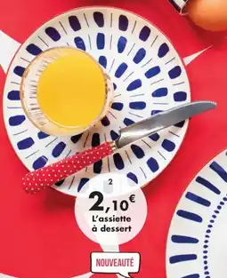 E.Leclerc Assiette à dessert lona en porcelaine offre