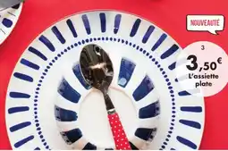 E.Leclerc Assiette plate lona en porcelaine offre