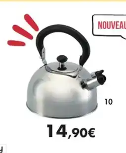 E.Leclerc Bouilloire à sifflet en inox offre